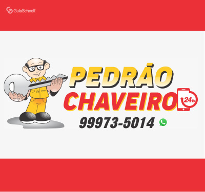 Logo Pedrão Chaveiro 24 Horas 