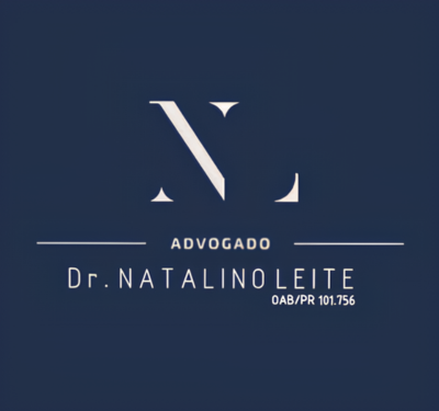 Logo profissional do advogado Dr. Natalino Leite com monograma 