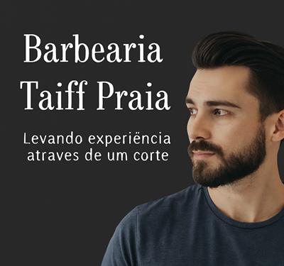 Logo Barbearia Taiff Praia 