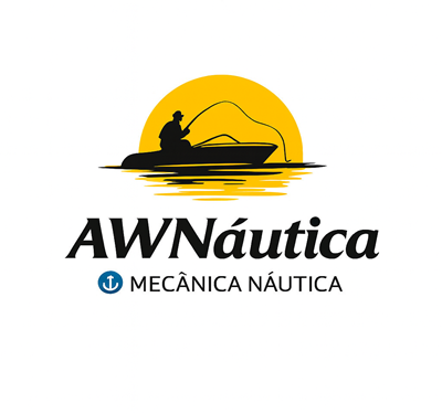 Logo AW Mecânica Náutica 